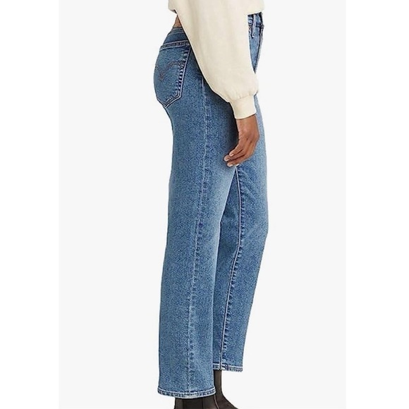 NWT Levi’s Straight Jeans Wedgie Button Fly Size 14 Short Petite 32” Waist New - Picture 3 of 12